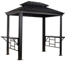 Shelter Logic BBQ Messina Grill Gazebo 6 x 8 ft
