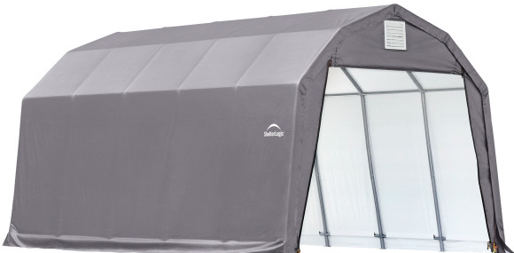 Shelter Logic ShelterCoat 12 x 28 x 11 ft. Garage Barn Gray STD