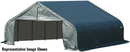 Shelter Logic ShelterCoat 22 x 28 ft. Garage Peak Green STD