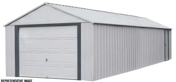 Shelter Logic Arrow Murryhill 14 x 31 Garage, Steel Storage Building, Prefab Storage Shed