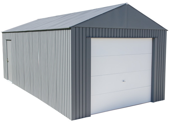 Shelter Logic Everest Garage 12 x 25 ft. in Charcoal