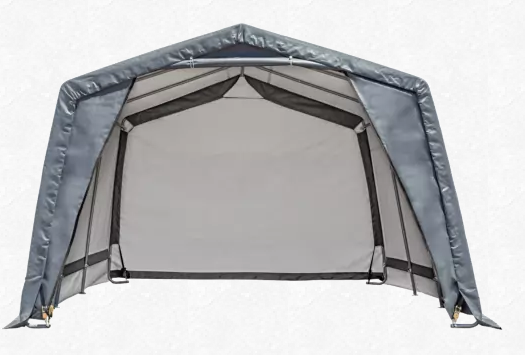 Shelter Logic  Shed-in-a-Box XT® 12 ft. x 12 ft. x 9.5 ft. Peak Gray