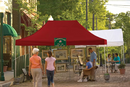 Shelter Logic 10x15 ST Pop-up Canopy, Red Cover, Black Roller Bag