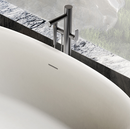 Ideavit SolidCLIFF freestanding Elongated bathtub, 70x35x22 inch White