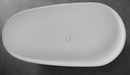 Ideavit  Solidsurf Elongated freestanding bathtub. 67x35x22 inch.