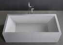 Ideavit Solid Vitas Rectangular freestanding bathtub. 71x31x23 inch., White