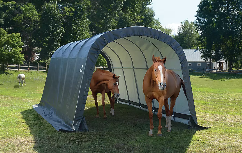 Shelter Logic 12x20x8 Run-in Shed-in-a-Box