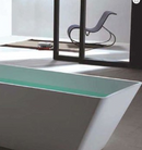 Ideavit Solid Feng  Rectangular freestanding bathtub. 67x29x24 inch., White