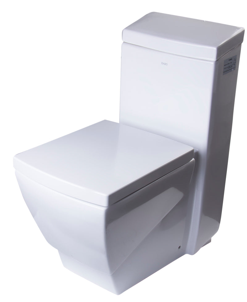 EAGO USA EAGO TB336 Modern One Piece High Efficiency Low Flush Eco Friendly Toilet