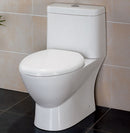 EAGO USA EAGO TB346 Elongated One Piece Dual High Efficiency Low Flush White Toilet