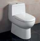 EAGO USA EAGO TB351 One Piece Dual Flush High Efficiency Low Flush White Toilet