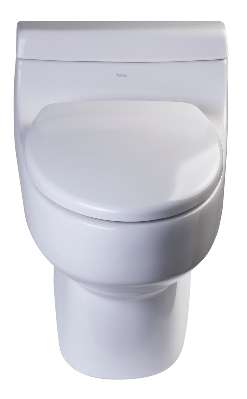 EAGO USA EAGO TB352 White One Piece Ultra Low Single Flush Eco-Friendly White Toilet