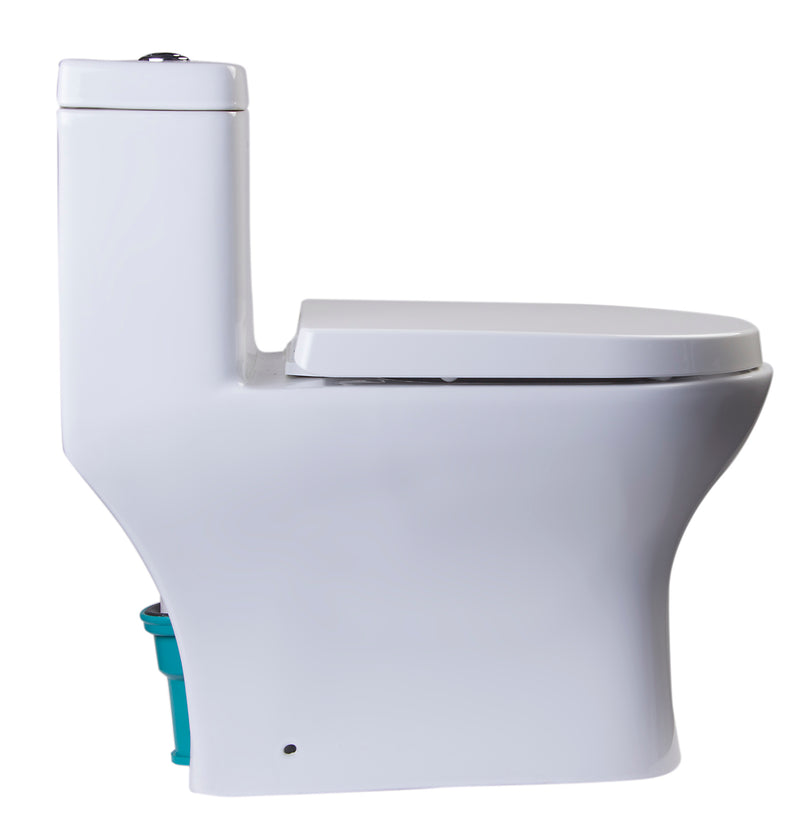 EAGO USA EAGO TB353 One Piece Dual High Efficiency Low Flush Eco-Friendly Toilet