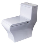 EAGO USA EAGO TB356 White Dual Flush High Efficiency Low Flush Eco-Friendly Toilet