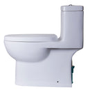 EAGO USA EAGO TB359 Dual Flush High Efficiency Low Flush Eco-Friendly White Toilet