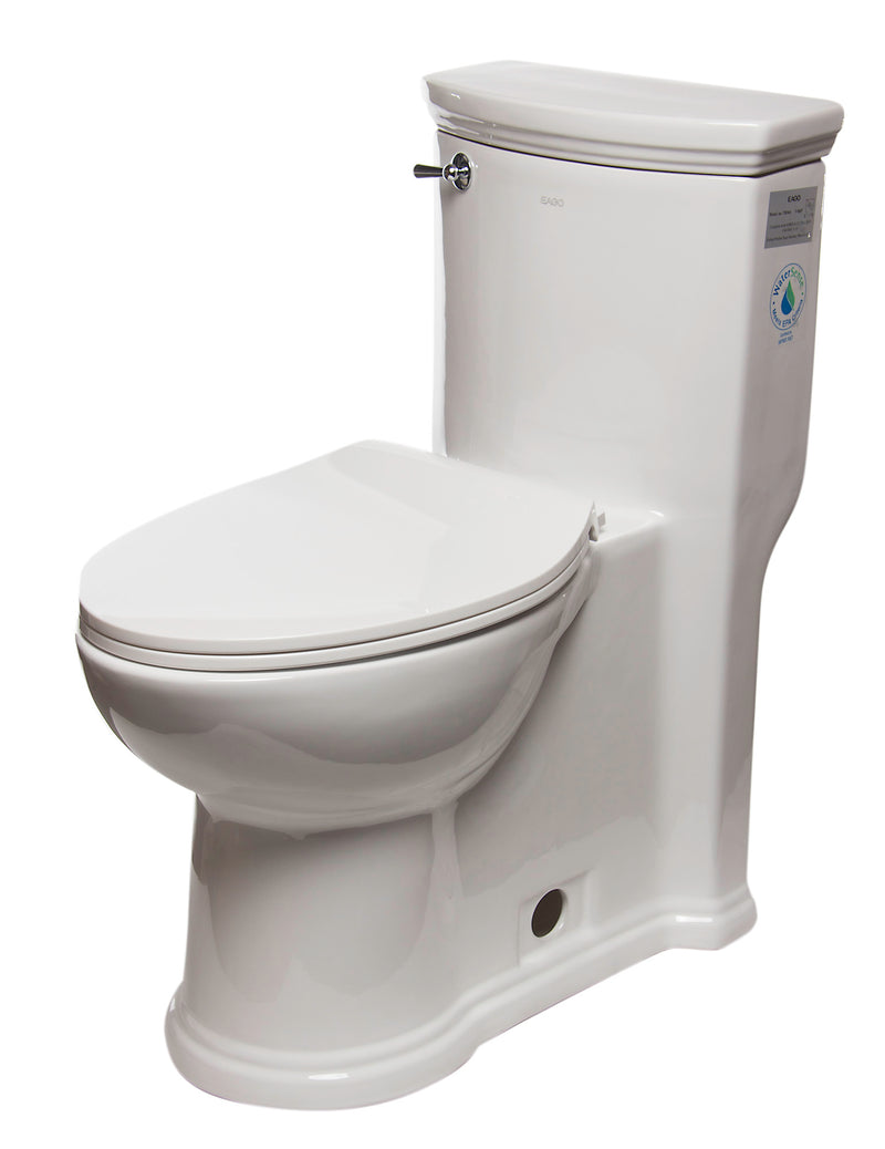 EAGO USA EAGO TB364 ADA Compliant High Efficiency One Piece Single Flush Toilet