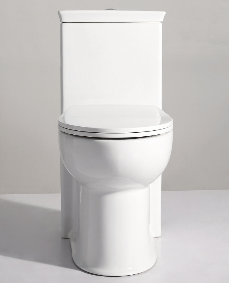 EAGO USA EAGO TB377 ADA Compliant High Efficiency One Piece Single Flush Toilet