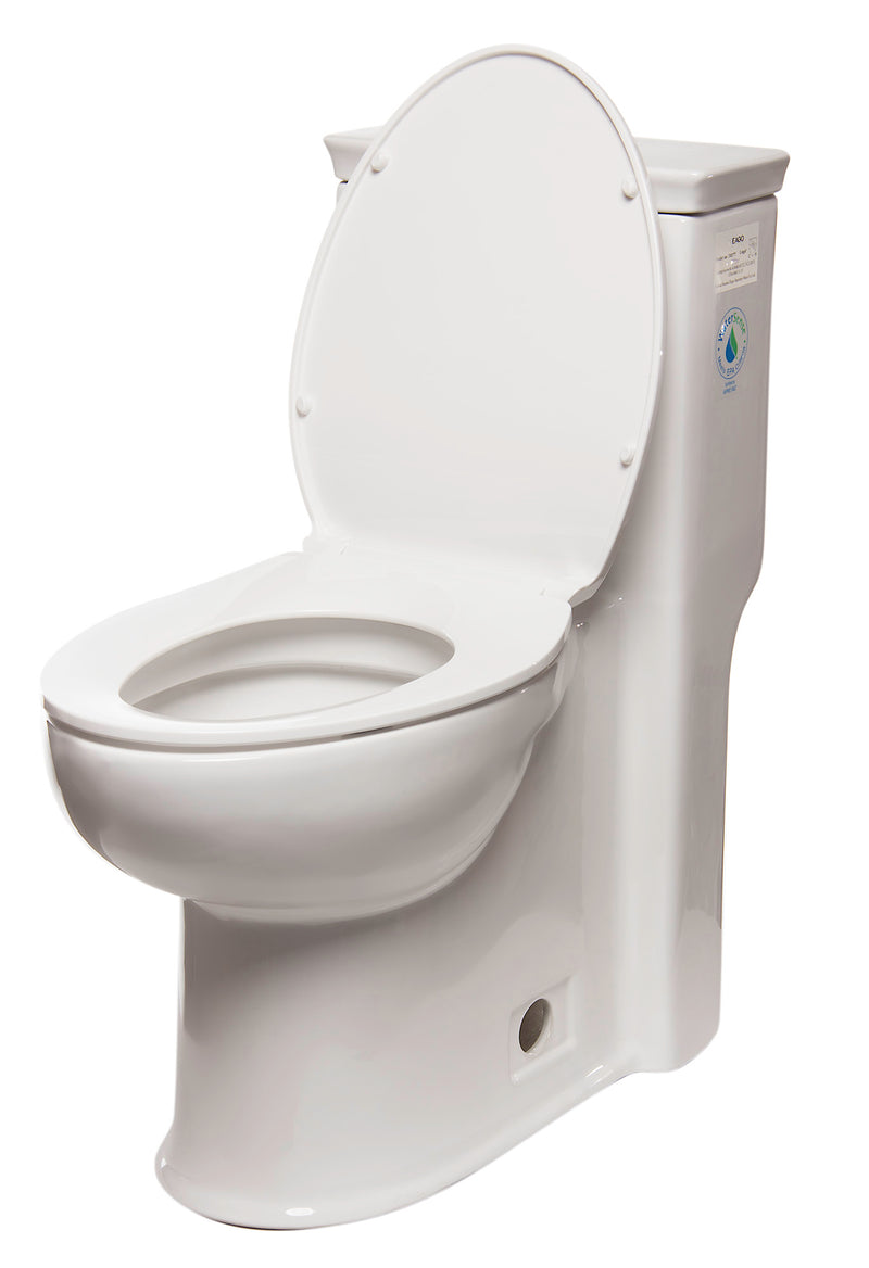 EAGO USA EAGO TB377 ADA Compliant High Efficiency One Piece Single Flush Toilet