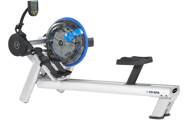 First Degree Fitness E550 Indoor Fluid Rower  Machine, Silver