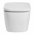 EAGO USA EAGO WD390 White Modern Ceramic Wall Mounted Toilet Bowl