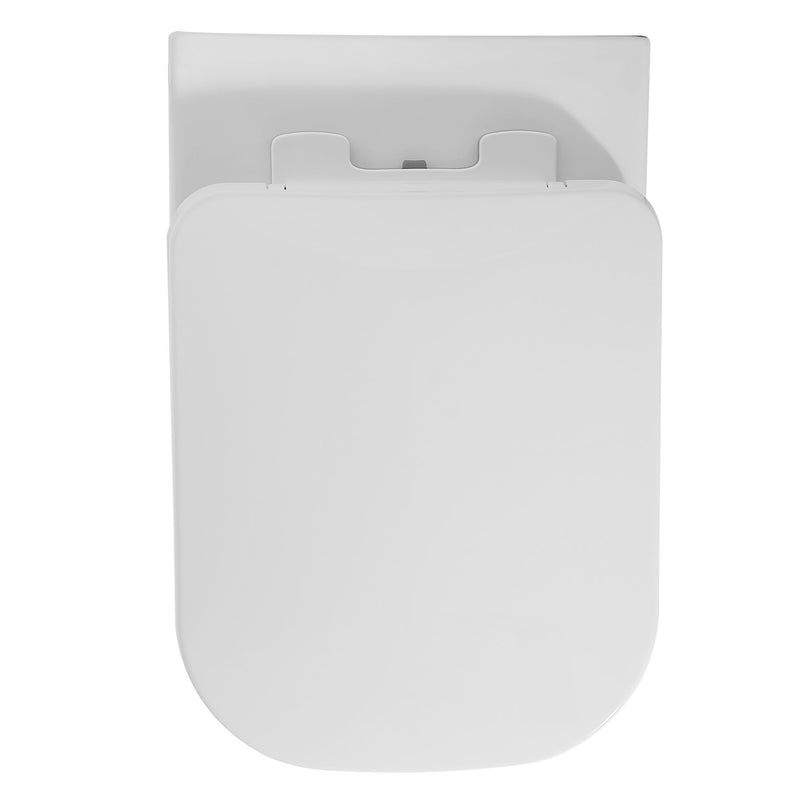 EAGO USA EAGO WD390 White Modern Ceramic Wall Mounted Toilet Bowl