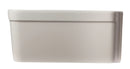 ALFI brand AB5123-B Biscuit 32" Short Wall Double Bowl Lip Apron Fireclay Farmhouse Kitchen Sink