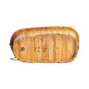 ALFI brand AB1139 61" Free Standing Cedar Wooden Bathtub  with Fixtures & Headrest