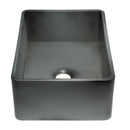 ALFI brand ABCO3020SB Concrete Color 30 inch Reversible Single Fireclay Farmhouse Kitchen Sink