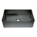 ALFI brand ABCO3318DB Concrete Color 33 inch Reversible Double Fireclay Farmhouse Kitchen Sink