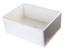 ALFI brand AB505-B Biscuit 26" Contemporary Smooth Apron Fireclay Farmhouse Kitchen Sink