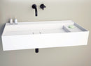 Ideavit SOLIDBLISS-90  Wide Wall Hung Washbasin, Bathroom Sink with Shelf