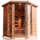 SunRay HL400KC Bristol  Bay 4 Person Infrared Corner Sauna
