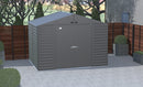 Shelter Logic Arrow Select Steel Storage Shed, 10x8, Charcoal