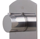 ALFI brand AB4001-BN Brushed Nickel Concealed 3-Way Thermostatic Valve Shower Mixer Round Knobs