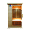 SunRay HL100K2 Barrett 1 Person Hemlock Sauna w/Carbon Heaters