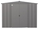 Shelter Logic Arrow Classic Steel Storage Shed, 8x6, Charcoal