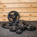 Lifeline Olympic Rubber Grip Plate Set