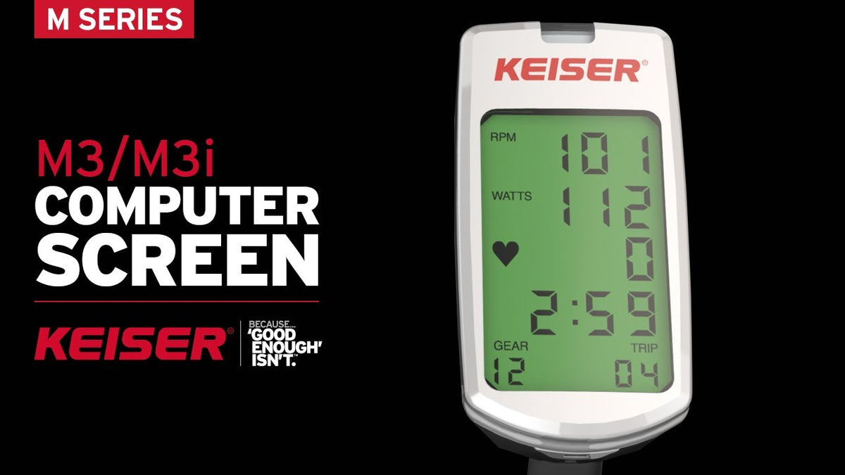 Keiser M3iX Indoor Cycle Bike with Computer