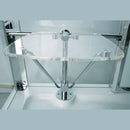 Athena WS-123, 2Person Free Standing Blue Glass Steam Shower