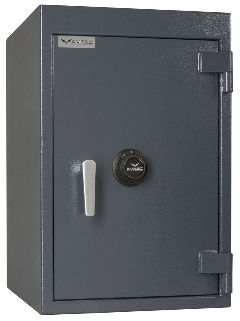 Amsec Wide Body Large Single Door Cash Drawer Safes, Black