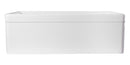 ALFI brand AB511-W White 30" Decorative Lip Apron Single Bowl Fireclay Farmhouse Kitchen Sink