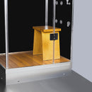Athena WS-108L, 1Person Walk In Steam Shower