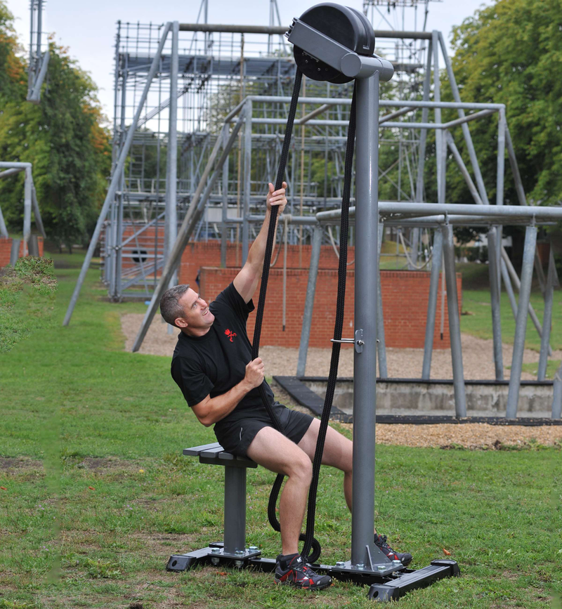 Ropeflex RX5500 Oryx 2 Outdoor Vertical Rope Trainer Machine