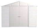 Shelter Logic Arrow Select Steel Storage Shed, 10x12, Flute Grey