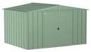 Shelter Logic Arrow Classic Steel Storage Shed, 10x8, Sage Green