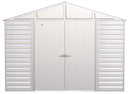 Shelter Logic Arrow Select Steel Storage Shed, 10x8, Flute Grey