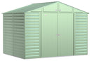 Shelter Logic Arrow Select Steel Storage Shed, 10x8, Sage Green