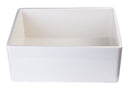 ALFI brand AB505-B Biscuit 26" Contemporary Smooth Apron Fireclay Farmhouse Kitchen Sink
