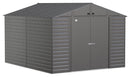 Shelter Logic Arrow Select Steel Storage Shed, 10x12, Charcoal