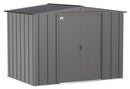 Shelter Logic Arrow Classic Steel Storage Shed, 8x6, Charcoal